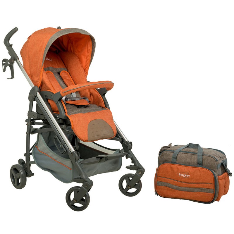 Καρότσι Bebe Stars Gabi Brown με Τσάντα