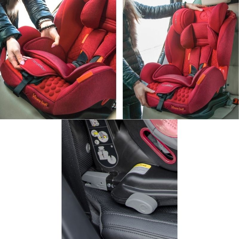 Κάθισμα Αυτοκινήτου Coletto Vivaro Isofix 9-36kg Red