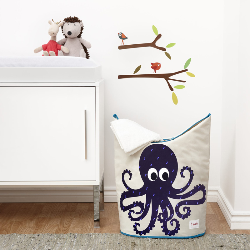 Παιδικό Καλάθι Απλύτων 3Sprouts Octopus