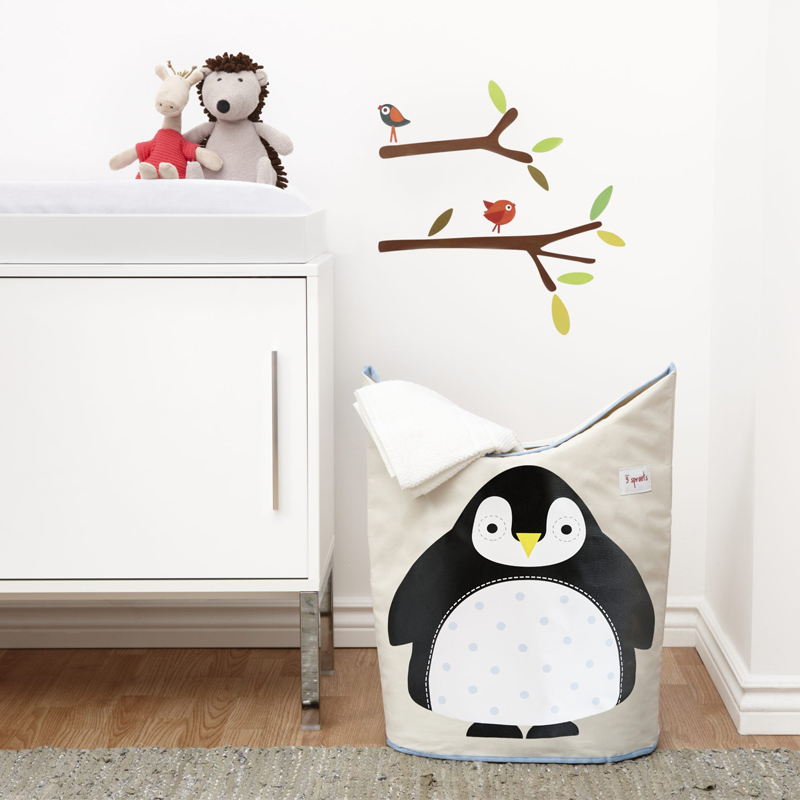 Παιδικό Καλάθι Απλύτων 3Sprouts Penguin