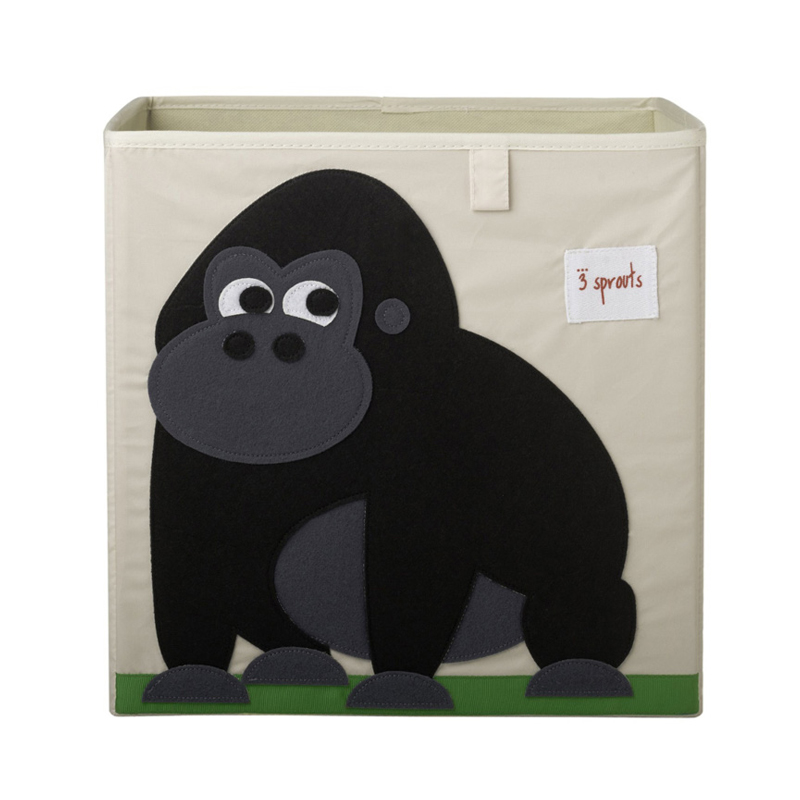 Κουτί Αποθήκευσης Παιχνιδιών τετράγωνο 3Sprouts Gorilla