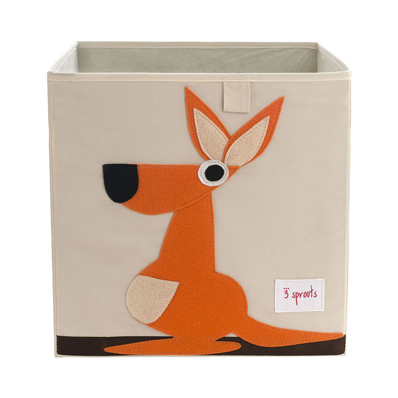 Κουτί Αποθήκευσης Παιχνιδιών τετράγωνο 3Sprouts Kangaroo