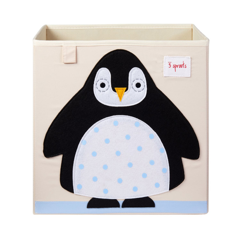 Κουτί Αποθήκευσης Παιχνιδιών τετράγωνο 3Sprouts Penguin