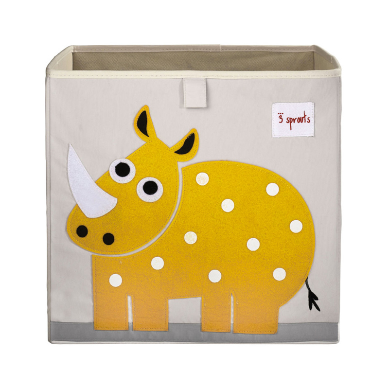 Κουτί Αποθήκευσης Παιχνιδιών τετράγωνο 3Sprouts Rhino