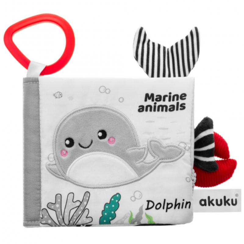 Μαλακό Βιβλίο Δραστηριοτήτων Akuku Marine Animals