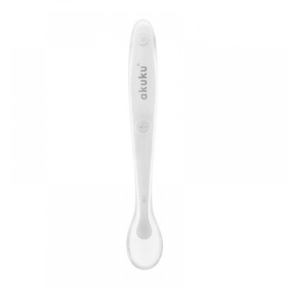 Κουτάλι Σιλικόνης Akuku Λευκό