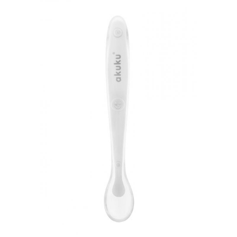 Κουτάλι Σιλικόνης Akuku Λευκό