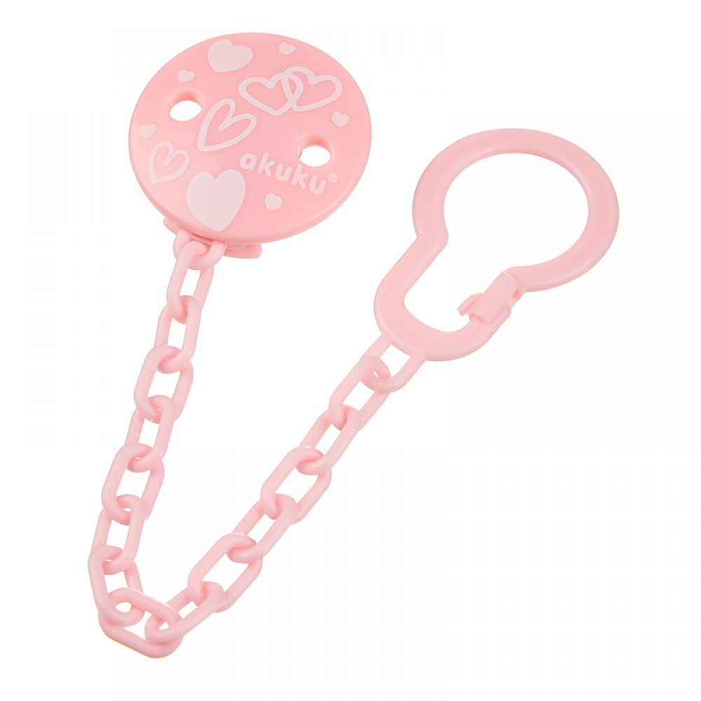 Κλιπ Πιπίλας Akuku Pink