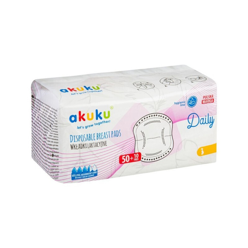 Επιθέματα Στήθους Akuku μίας χρήσης (60τεμ.)