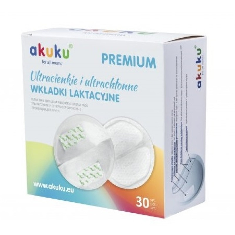 Επιθέματα Στήθους Akuku Premium μίας χρήσης (30τεμ.)