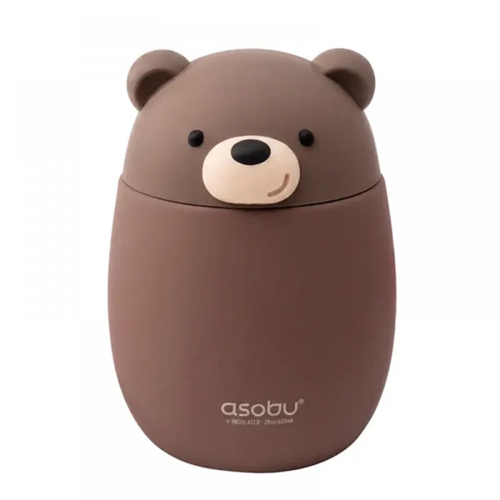 Θερμός - Φαγητοδοχείο Asobu Bestie Brown Bear