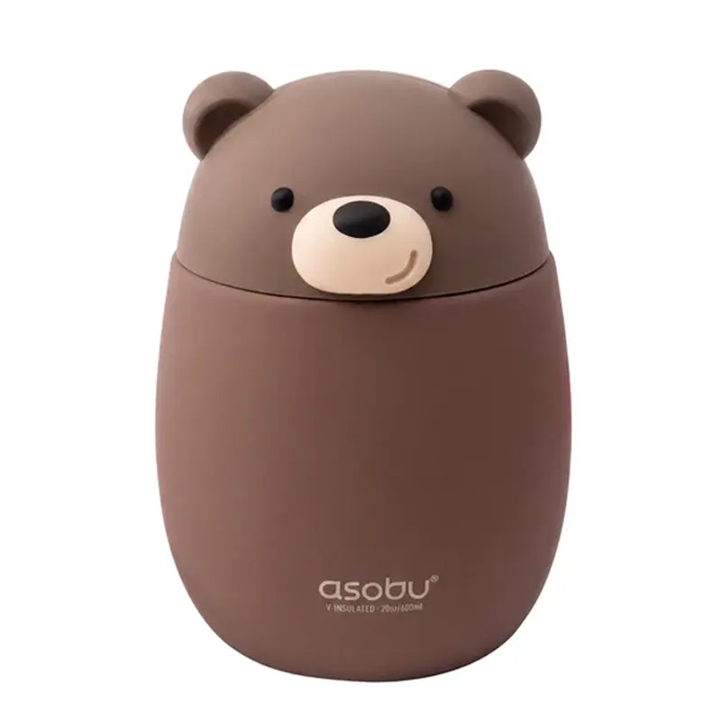 Θερμός - Φαγητοδοχείο Asobu Bestie Brown Bear