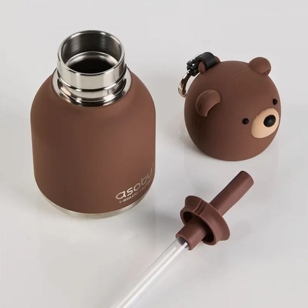 Θερμός - Μπουκάλι Asobu Mini Bestie 200ml Brown Bear