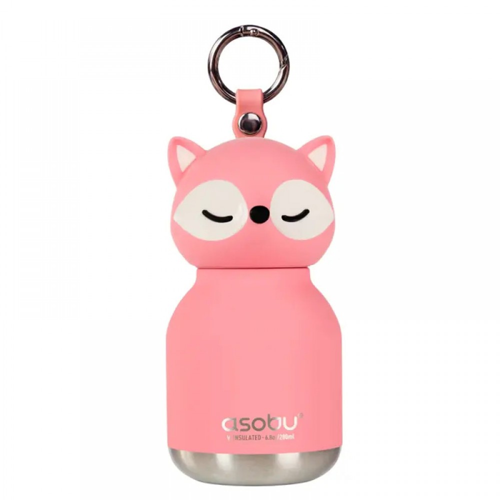 Θερμός - Μπουκάλι Asobu Mini Bestie 200ml Pink Fox