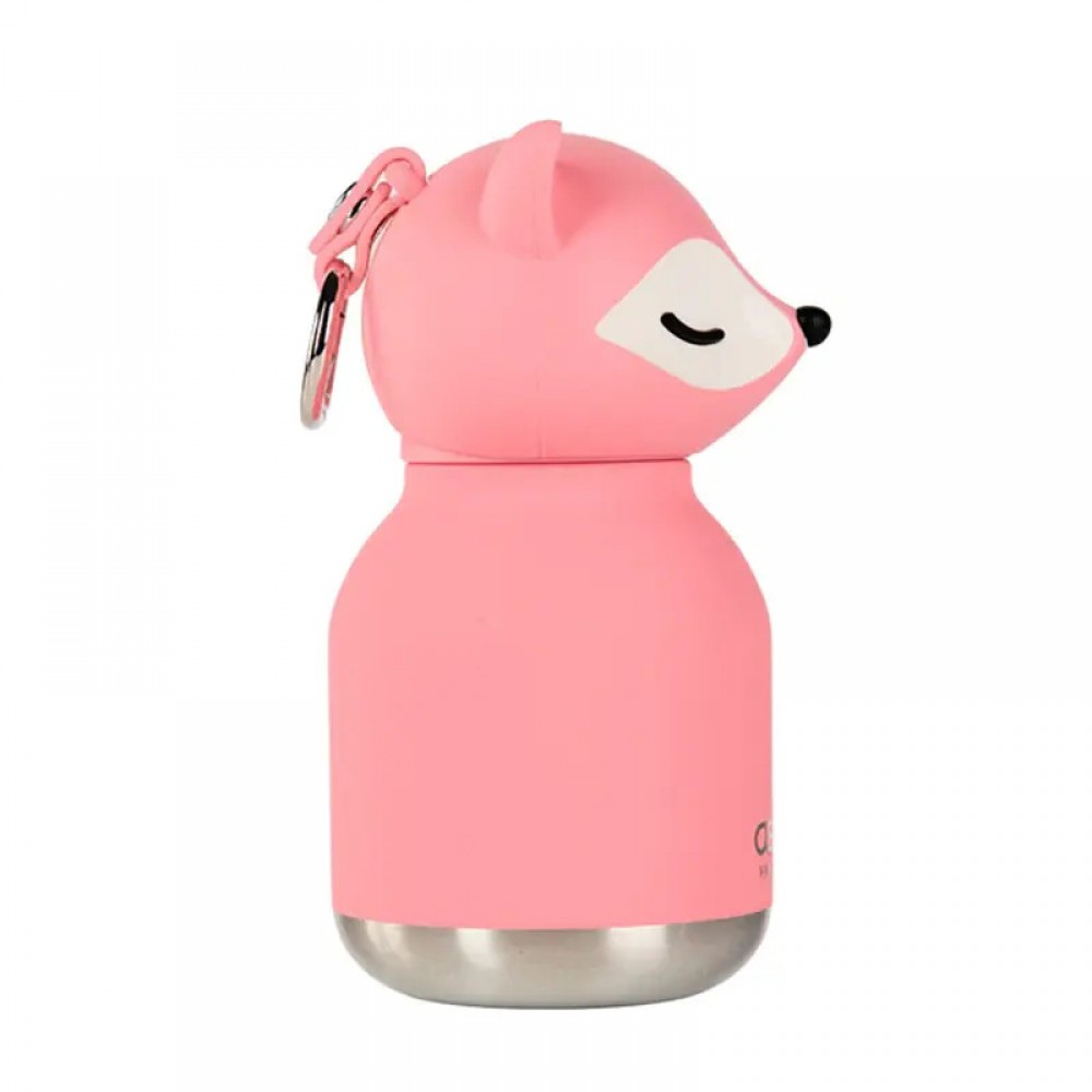 Θερμός - Μπουκάλι Asobu Mini Bestie 200ml Pink Fox