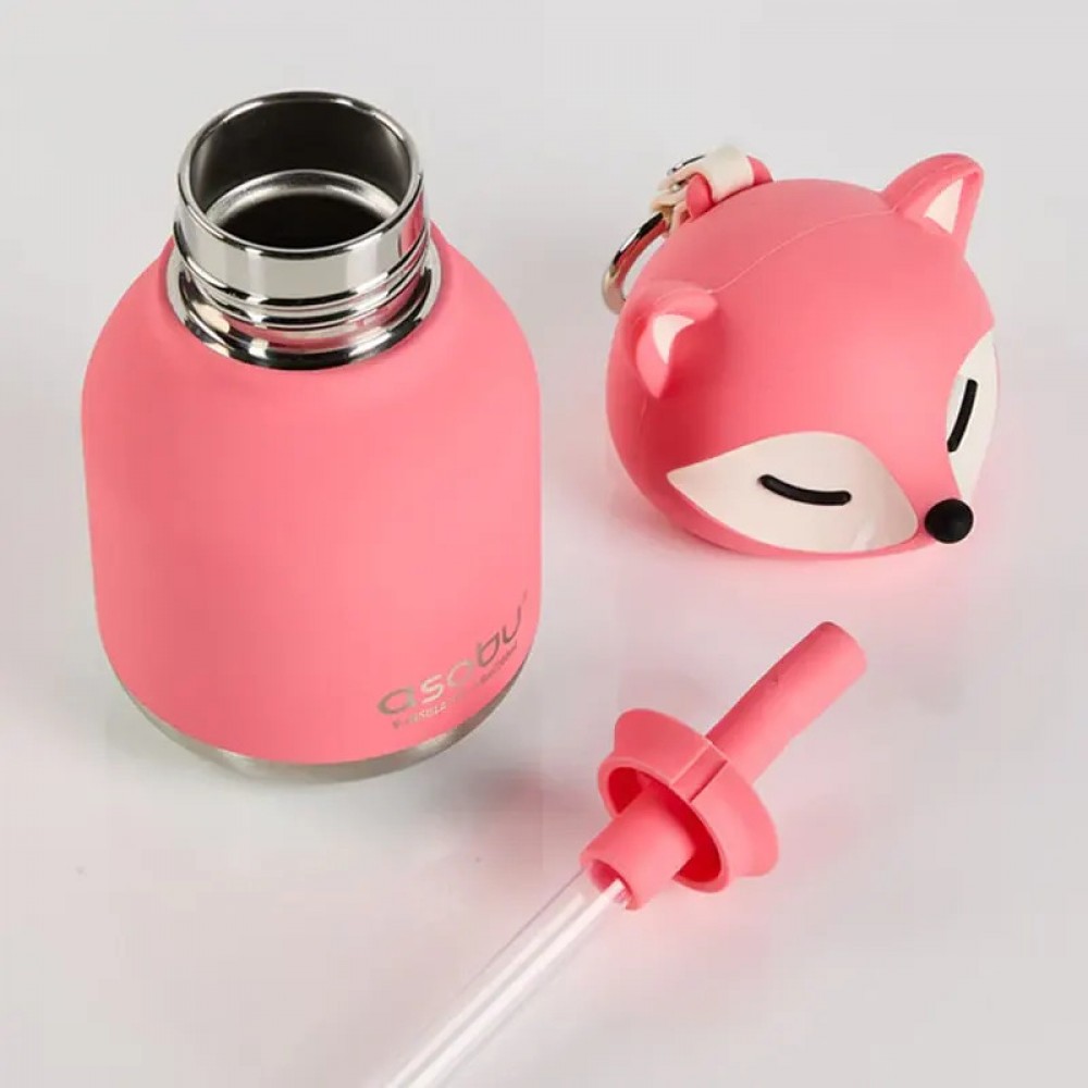 Θερμός - Μπουκάλι Asobu Mini Bestie 200ml Pink Fox