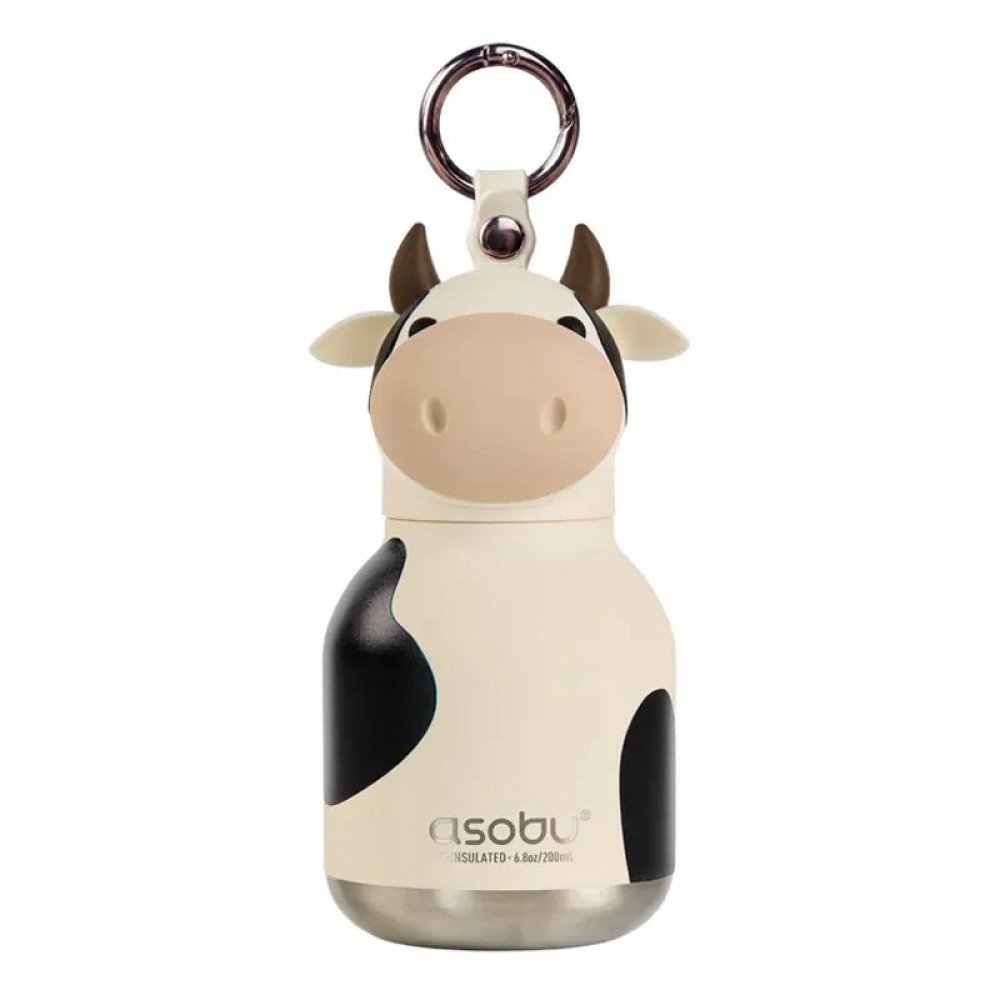 Θερμός - Μπουκάλι Asobu Mini Bestie 200ml Cow