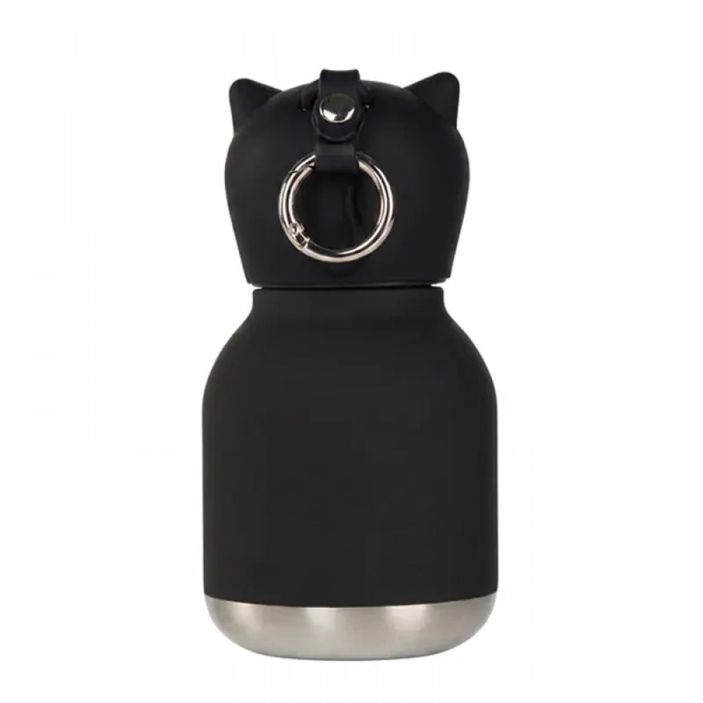 Θερμός - Μπουκάλι Asobu Mini Bestie 200ml Black Cat