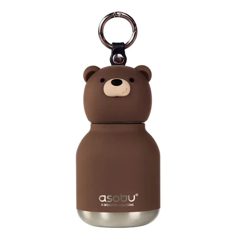 Θερμός - Μπουκάλι Asobu Mini Bestie 200ml Brown Bear