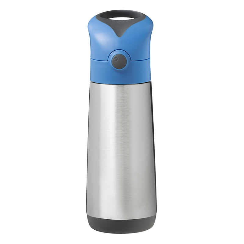 Παγουρίνο - Θερμός με καλαμάκι B.Box Insulated Drink Bottle 500ml Blue Slate