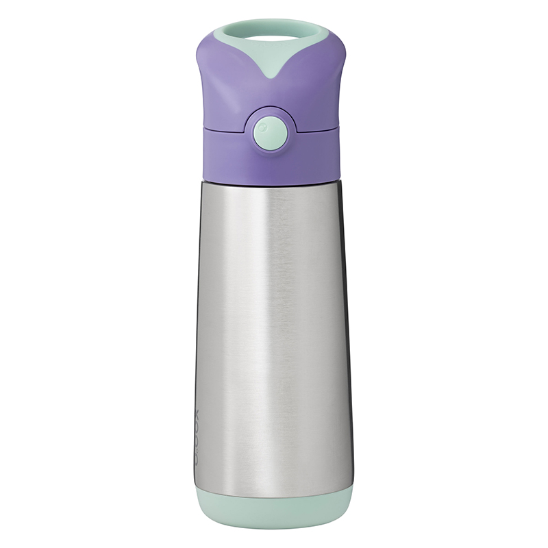 Παγουρίνο - Θερμός με καλαμάκι B.Box Insulated Drink Bottle 500ml Lilac Pop