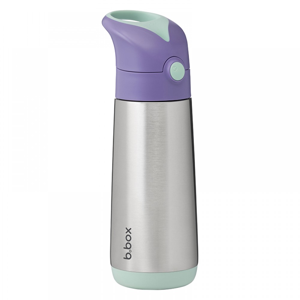 Παγουρίνο - Θερμός με καλαμάκι B.Box Insulated Drink Bottle 500ml Lilac Pop Παγουρίνο - Θερμός με καλαμάκι B.Box Insulated Drink Bottle 500ml Lilac Pop