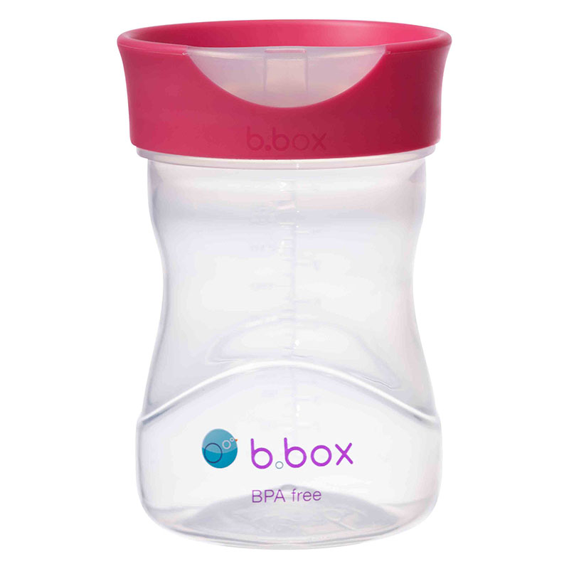 Κύπελλο με Στόμιο Σιλικόνης B.Box Training Rim Cup 240ml Raspberry