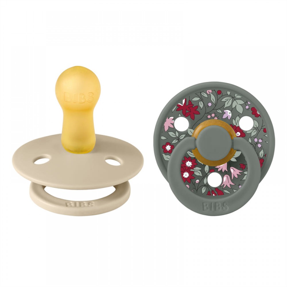 Πιπίλες BIBS x Liberty Latex Chamomile Law / Pine Mix No.2 (2τεμ.) Πιπίλες BIBS x Liberty Latex Chamomile Law / Pine Mix No.2 (2τεμ.)