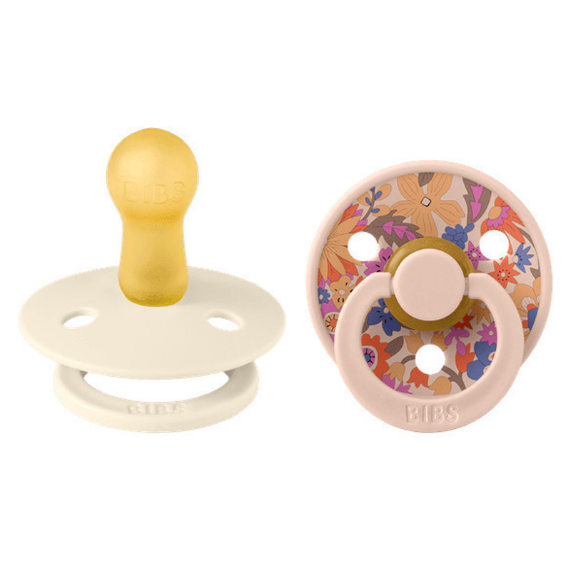 Πιπίλες BIBS x Liberty Latex Colour June Blossom Vanilla Hush Mix No.2 (2τεμ.)