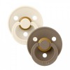 Πιπίλες BIBS Colour Ivory/Dark Oak No2 (2τεμ.) Πιπίλες BIBS Colour Ivory/Dark Oak No2 (2τεμ.)