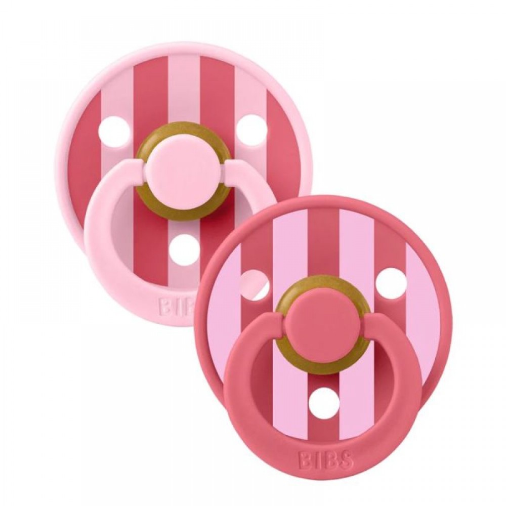 Πιπίλες BIBS Studio Colour Baby Pink / Coral Mix No.2 (2τεμ.) Πιπίλες BIBS Studio Colour Baby Pink / Coral Mix No.2 (2τεμ.)