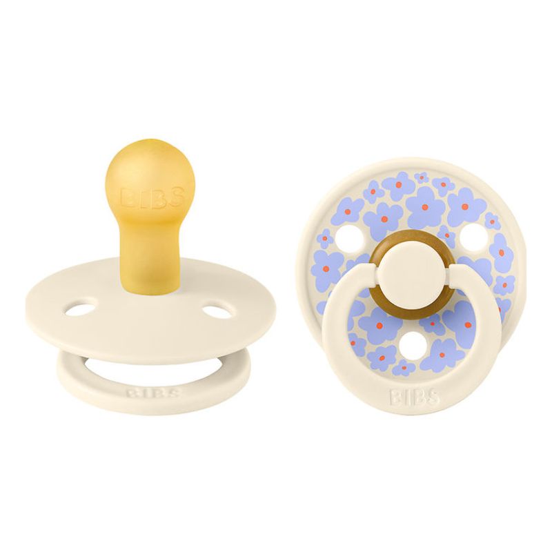 Πιπίλες BIBS Studio Colour Jasmine Latex Ivory Mix No.2 (2τεμ.)