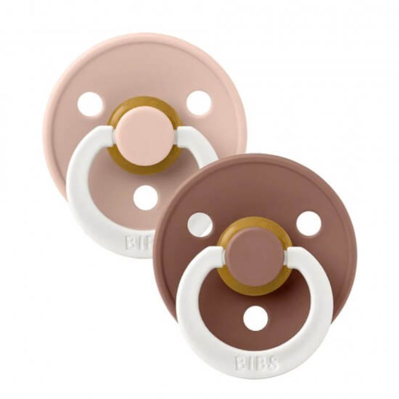 Πιπίλες BIBS Studio Colour Latex Blush Glow / Woodchuck Glow No.2 (2τεμ.)