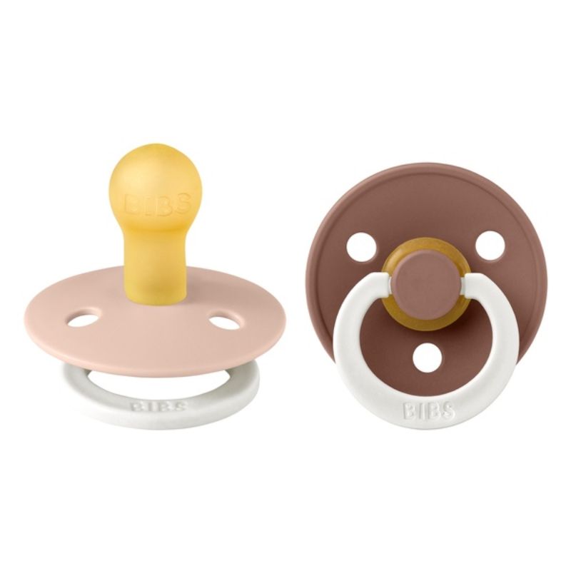Πιπίλες BIBS Studio Colour Latex Blush Glow / Woodchuck Glow No.2 (2τεμ.)