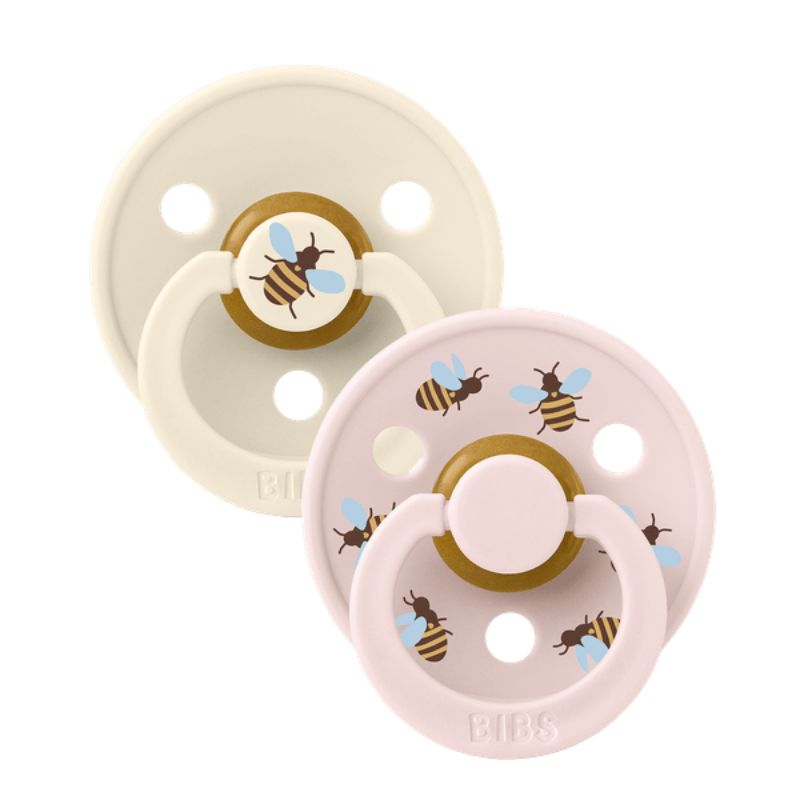 Πιπίλες BIBS Studio Colour Latex Bumblebee/Ivory Mix No.2 (2τεμ.)