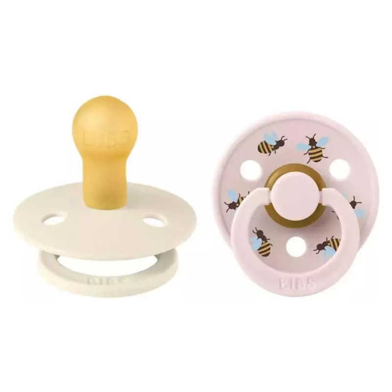 Πιπίλες BIBS Studio Colour Latex Bumblebee/Ivory Mix No.2 (2τεμ.)