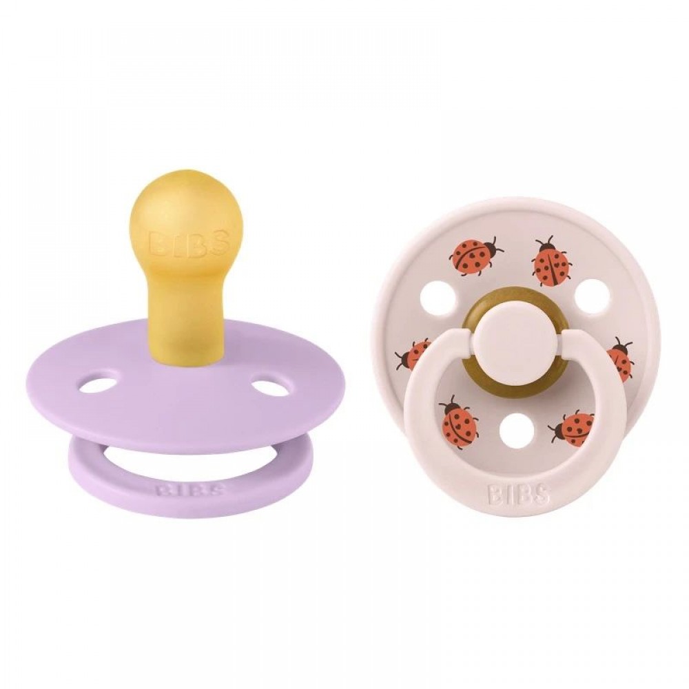 Πιπίλες BIBS Studio Colour Latex Ladybug/Violet Sky Mix No.2 (2τεμ.) Πιπίλες BIBS Studio Colour Latex Ladybug/Violet Sky Mix No.2 (2τεμ.)