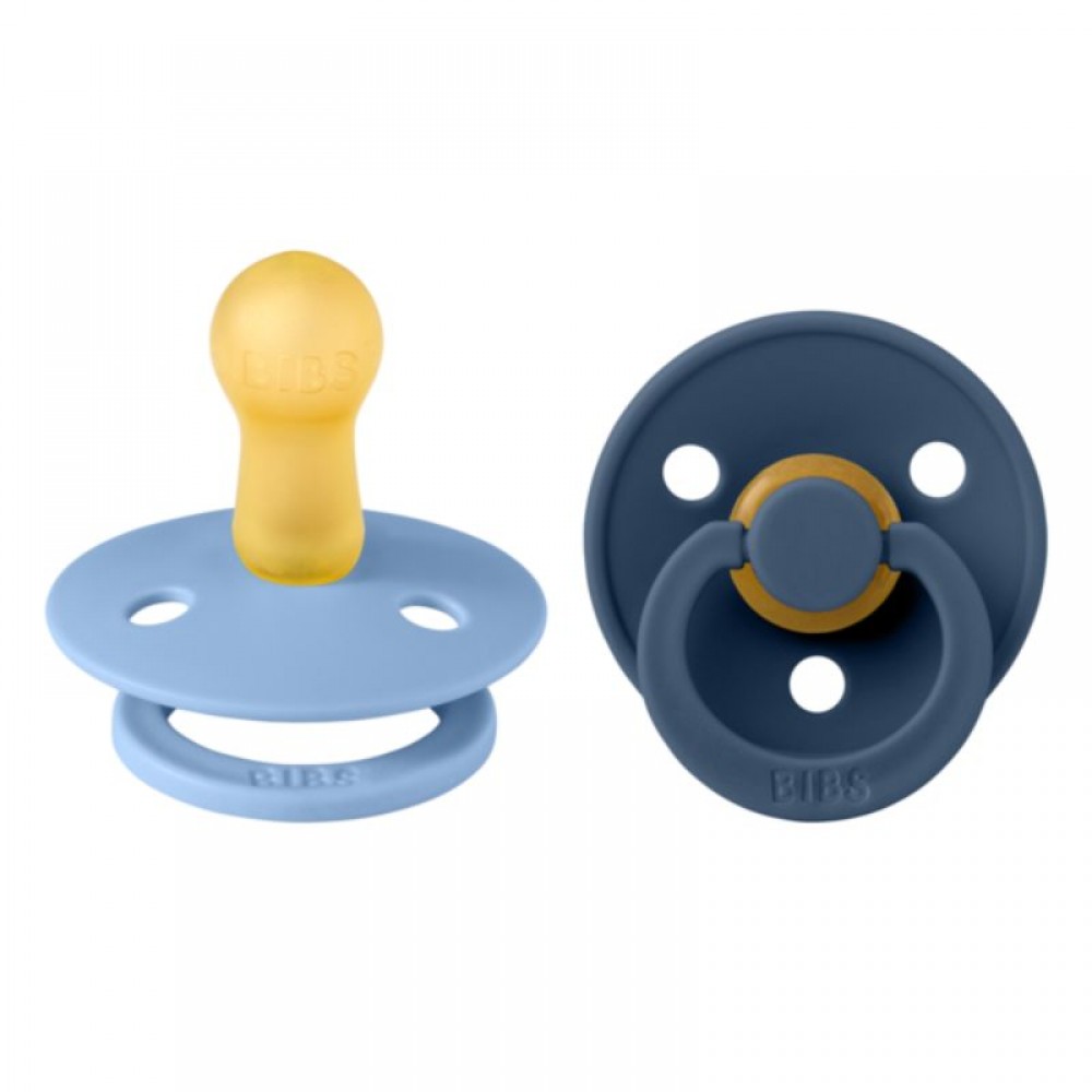 Πιπίλες BIBS Studio Sky Blue / Steel Blue No.2 (2τεμ.) Πιπίλες BIBS Studio Sky Blue / Steel Blue No.2 (2τεμ.)