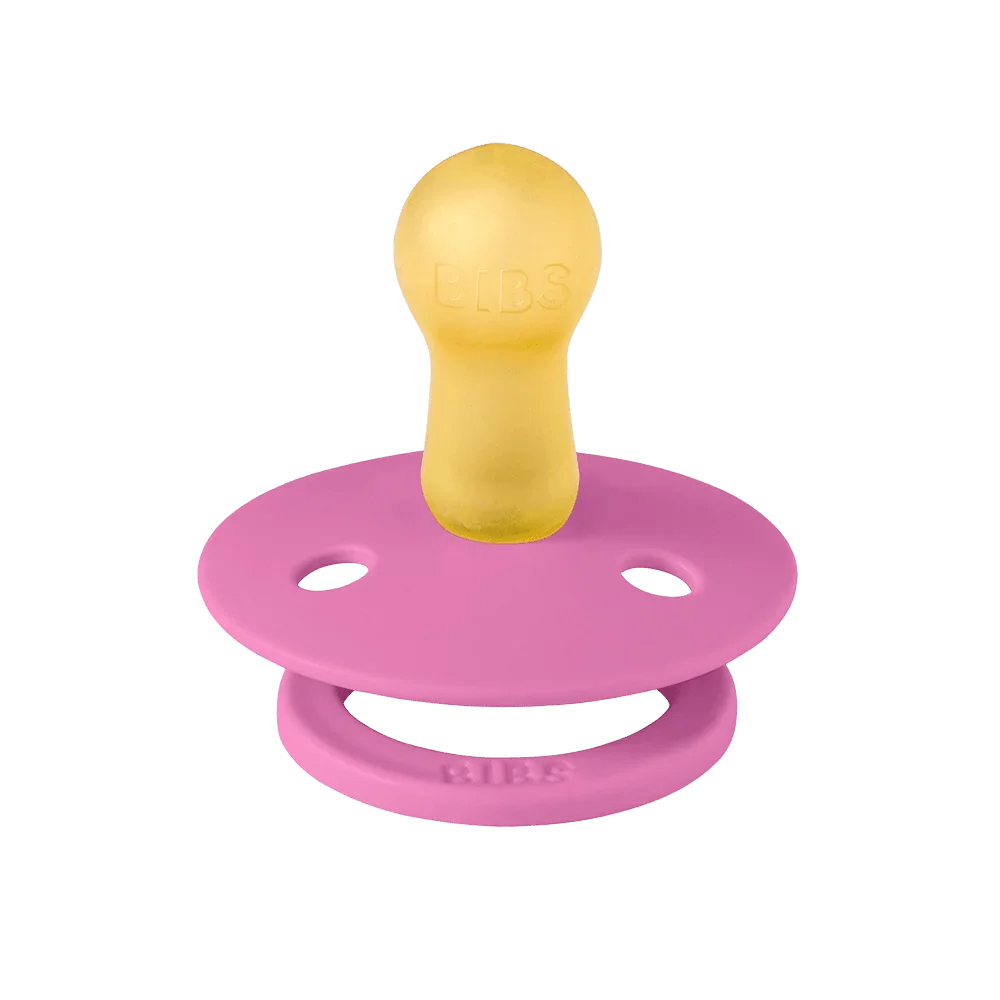 Πιπίλες BIBS Colour Round Bubblegum/Peri No.2 (2τεμ.)