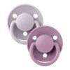 Πιπίλες BIBS De Lux Silicone Fossil Grey/Mauve No1 0-6m (2τεμ.) Πιπίλες BIBS De Lux Silicone Fossil Grey/Mauve No1 0-6m (2τεμ.)