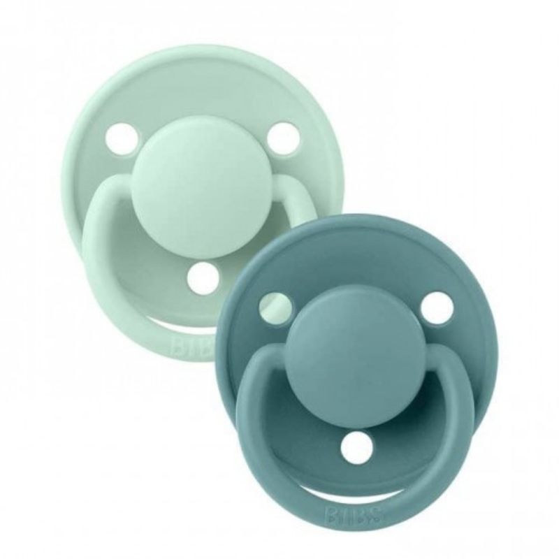 Πιπίλες BIBS De Lux Silicone Nordic Mint/Island Sea One size 2 τμχ.