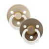 Πιπίλες BIBS Σετ 2τμχ. Colour Dark Oak/Vanilla Glow Latex No 6-18m