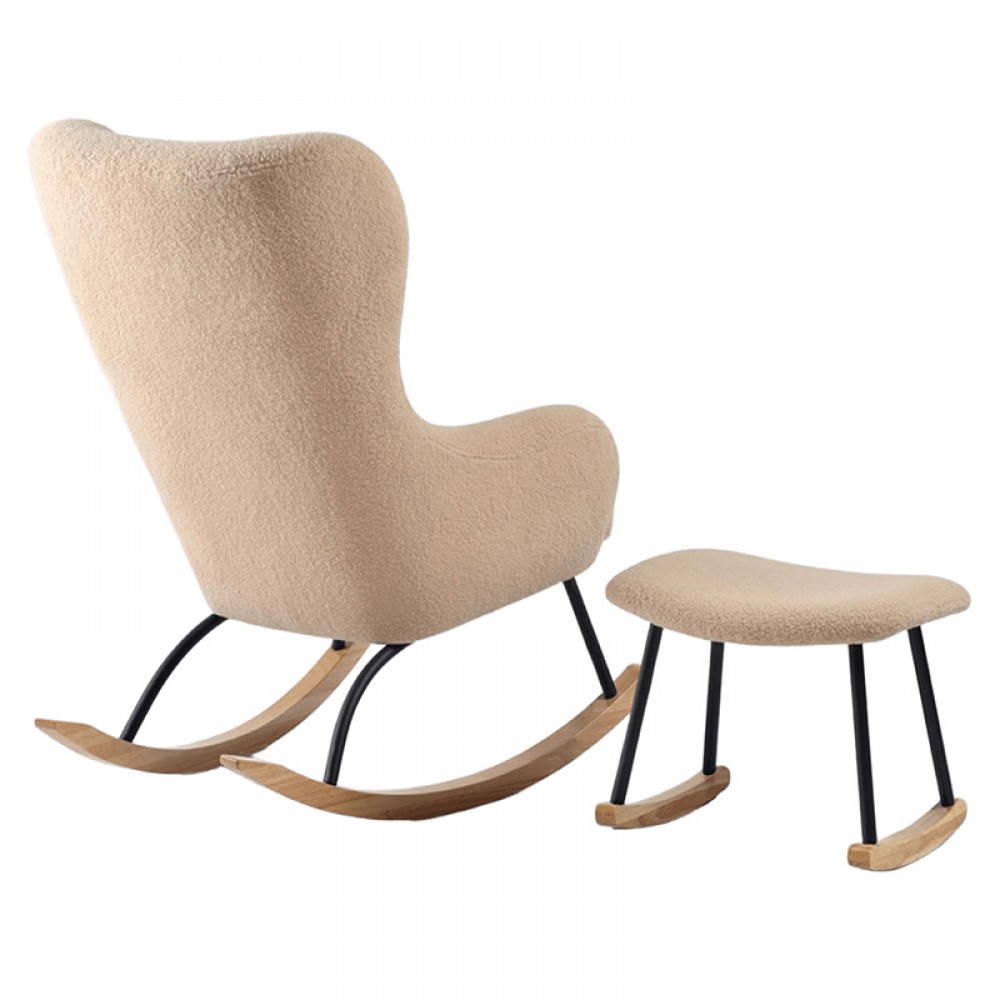 Πολυθρόνα Θηλασμού Baby Adventure με Υποπόδιο Beige
