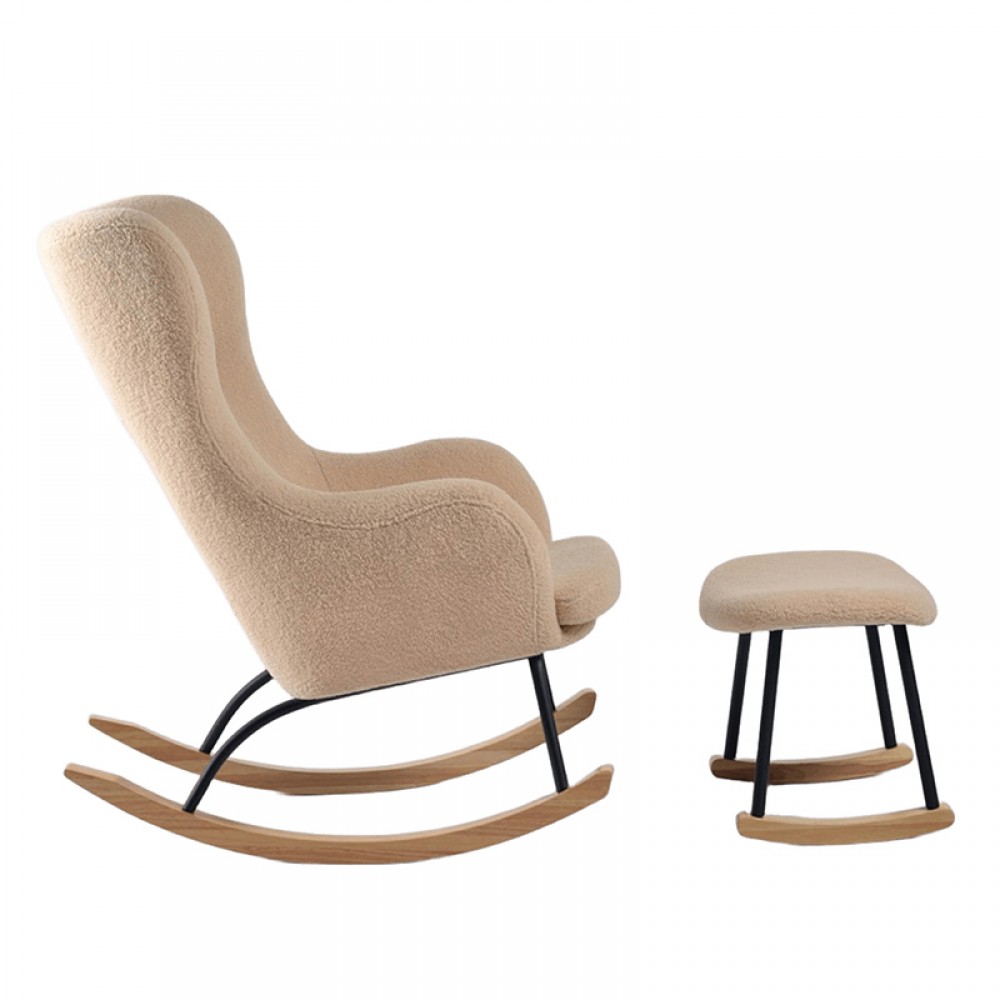 Πολυθρόνα Θηλασμού Baby Adventure με Υποπόδιο Beige