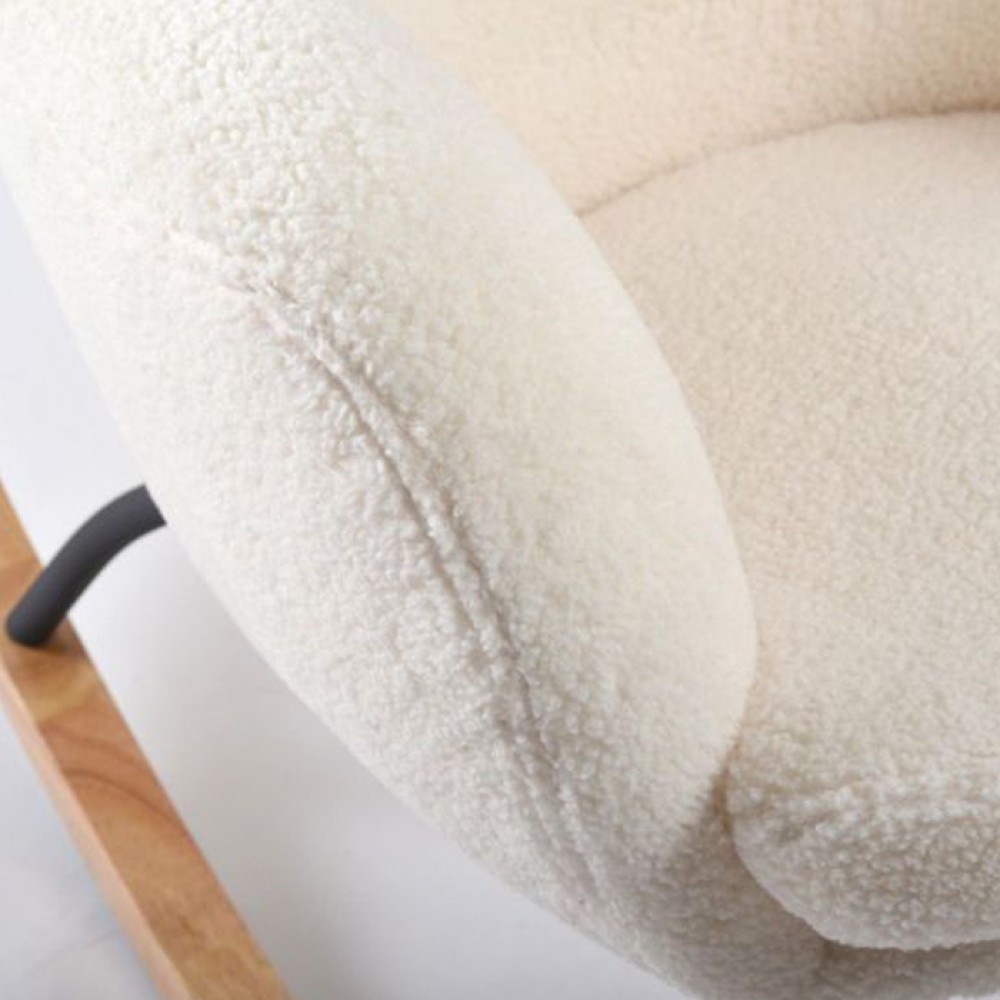 Κουνιστή Πολυθρόνα Θηλασμού Baby Adventure Teddy Cream