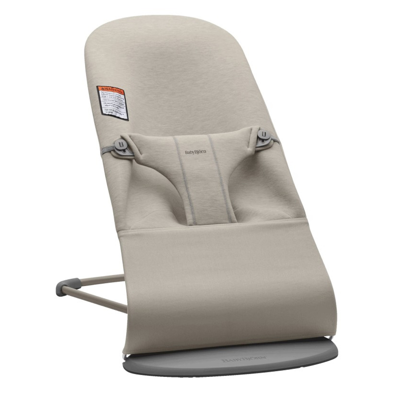 Ρηλάξ BabyBjorn Bliss 3D Jersey Sand Grey