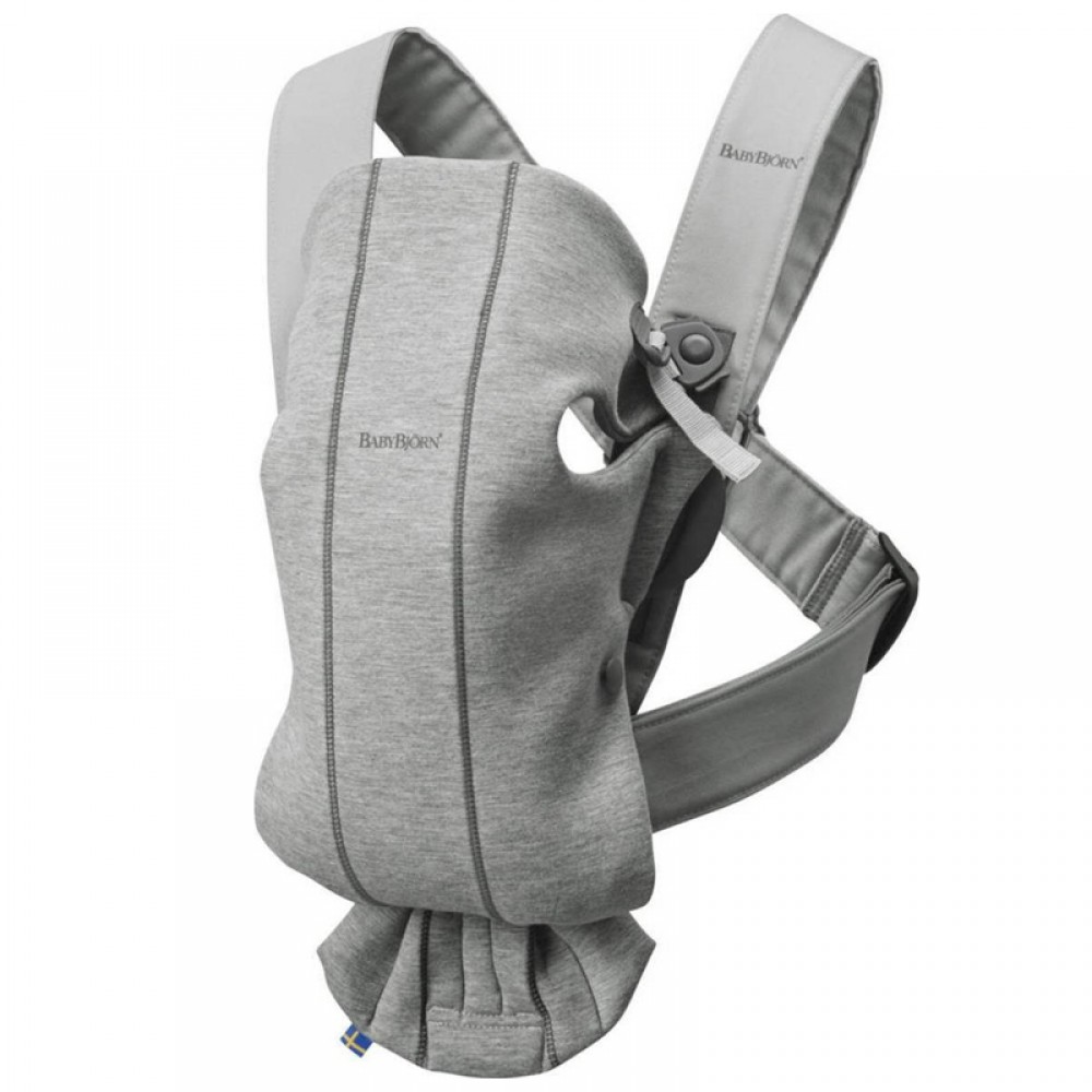 Μάρσιπος BabyBjorn Mini 3D Jersey Light Grey