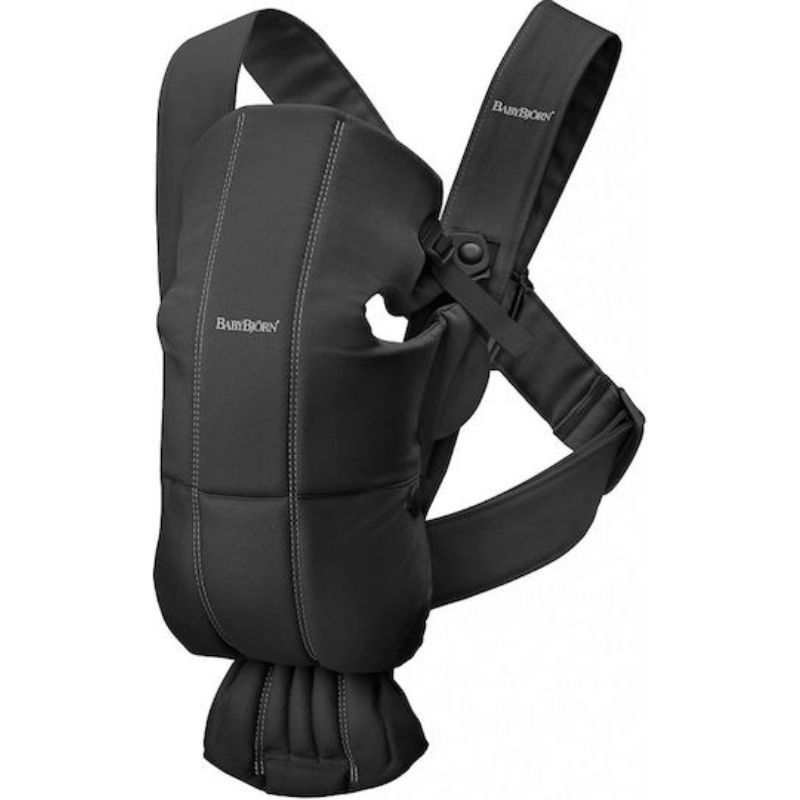 Μάρσιπος BabyBjorn Mini Woven Black