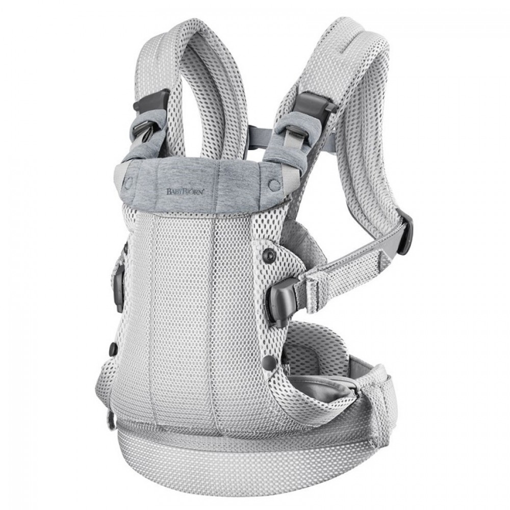 Μάρσιπος BabyBjorn Harmony 3D Mesh Silver