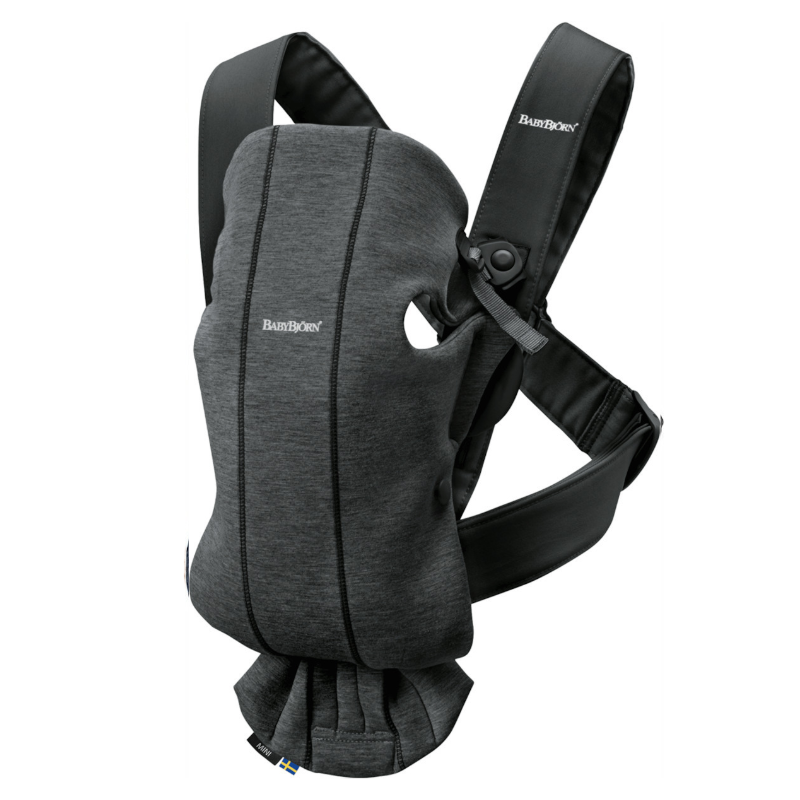 Μάρσιπος BabyBjorn Mini 3D Jersey Charcoal Grey